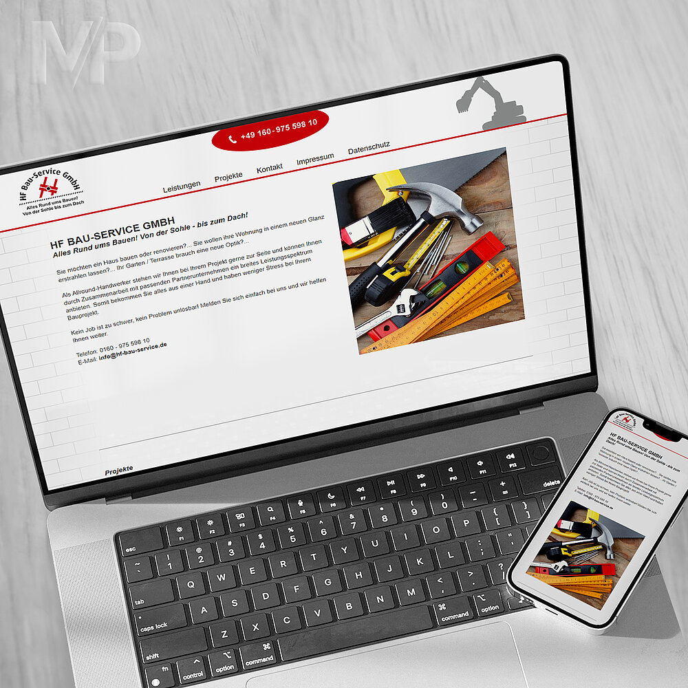 HF Bau-Service GmbH - Website