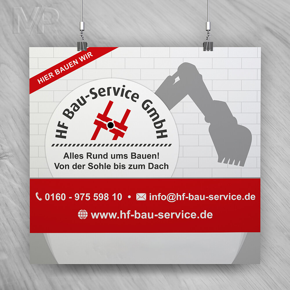 HF Bau-Service GmbH - Schilder