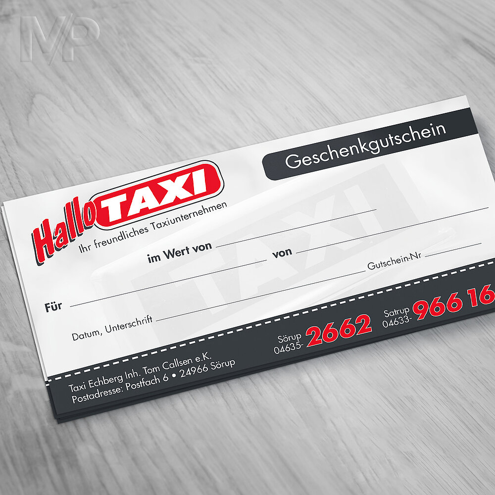 Hallo Taxi - Gutschein